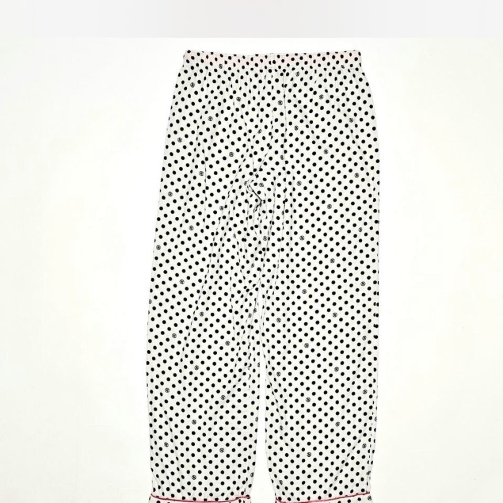 Victoria Secret Polka Dot Pajama Pants with Pink Accents - Picture 3 of 5